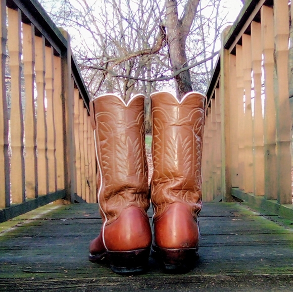 Vintage Shorty Justin cowboy boots - Picture 6 of 9